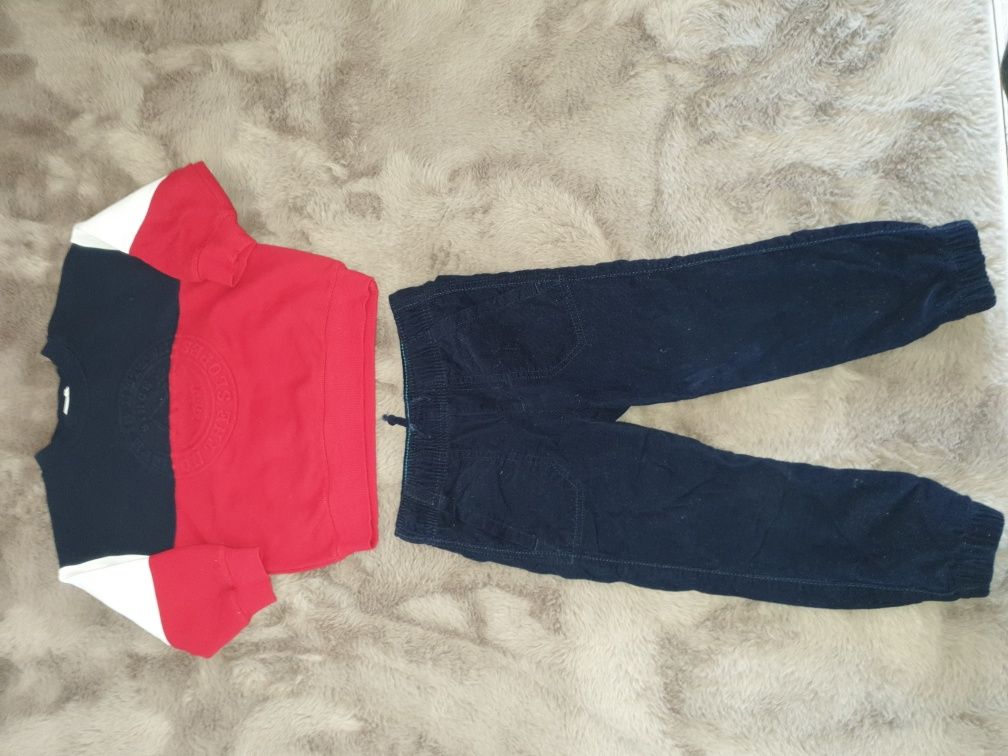 Комплект Нови  джинси и блуза H&M 98/104