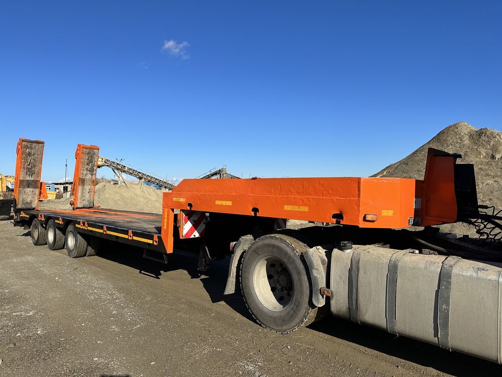 Trailer Moslein 3 axe rampe