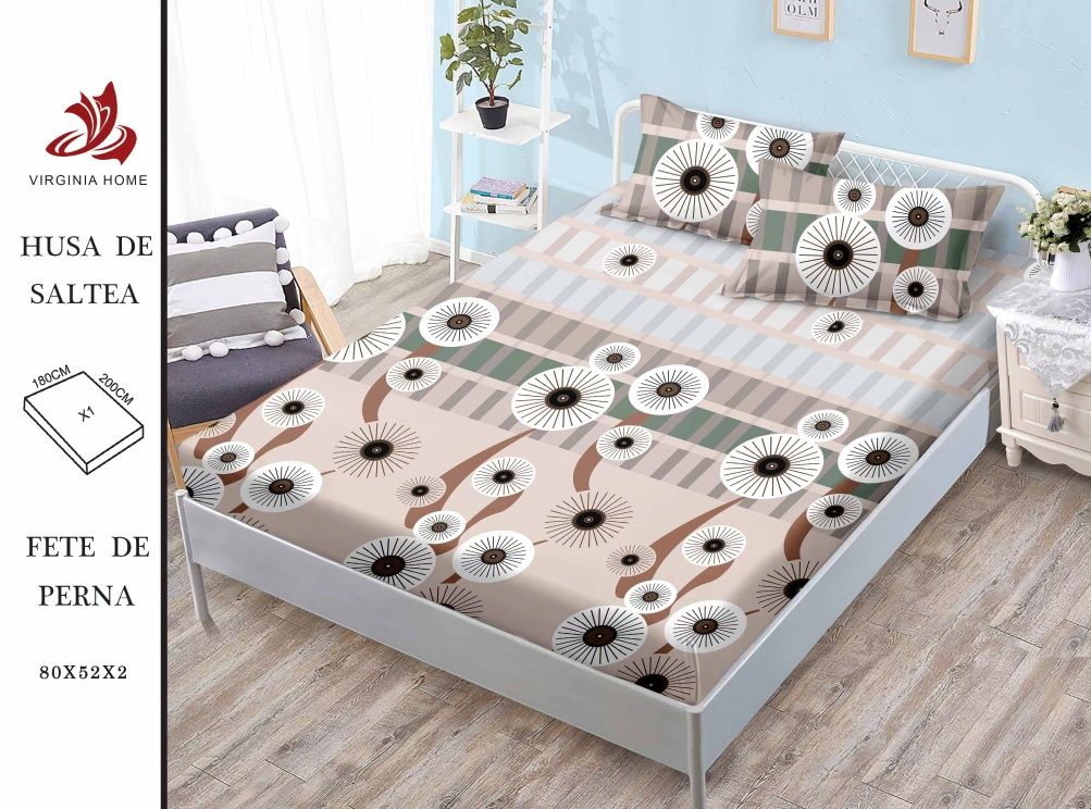 Set lenjerie cu husă de saltea PREMIUM