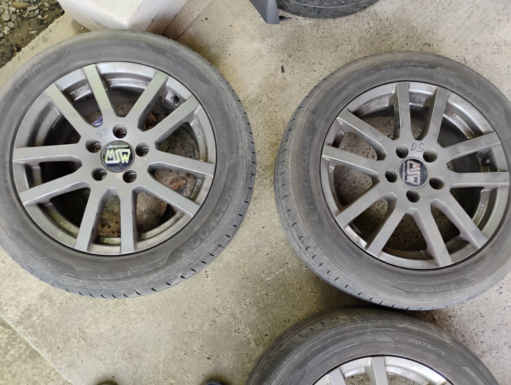 Set jante oz cauciucuri hankook 205/55r16