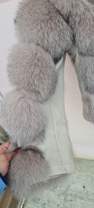 Haină de blană elegantă