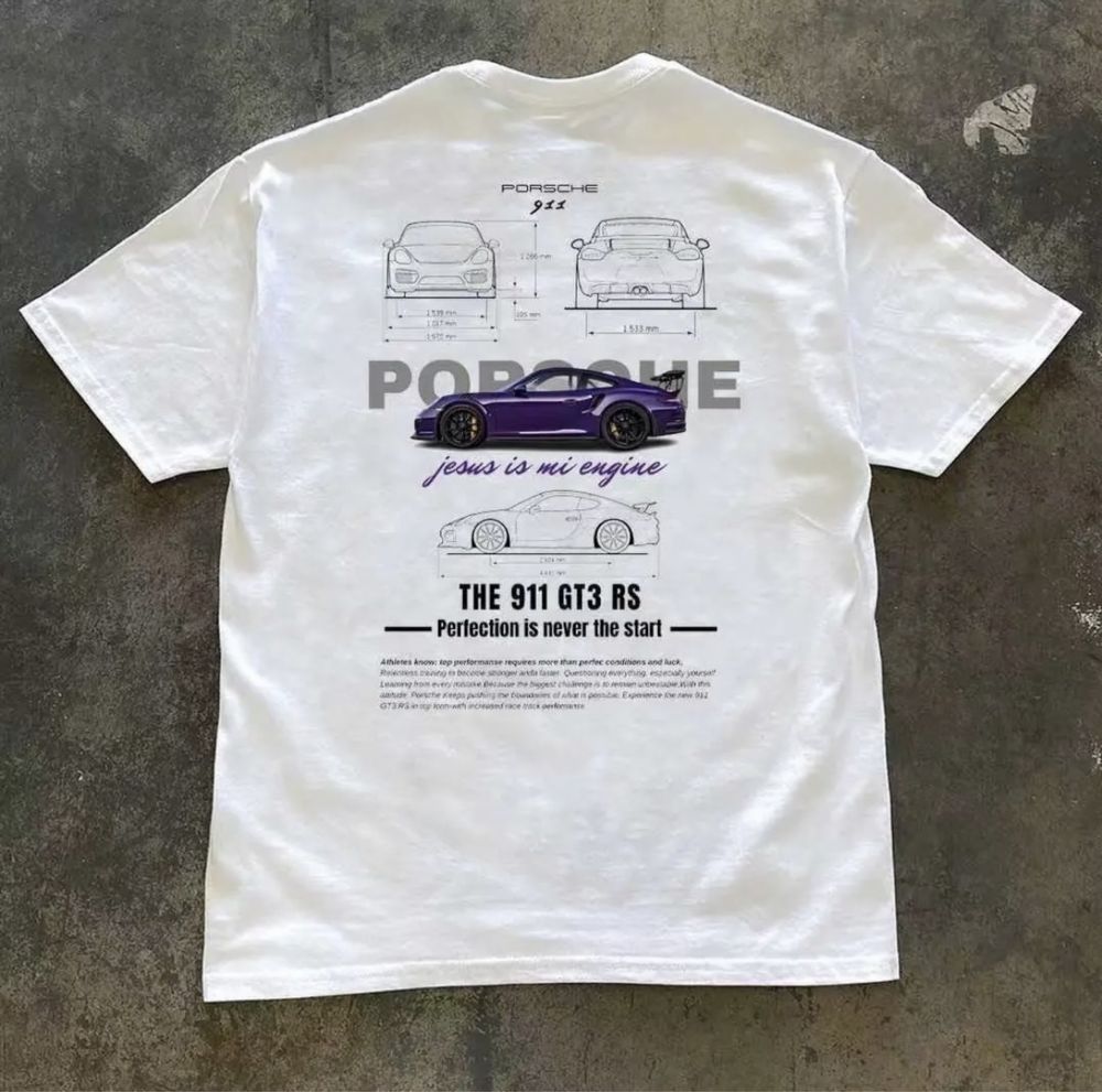фудболка Porshe 911