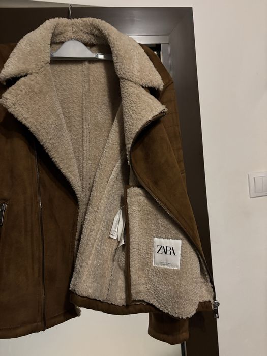 Jacheta /geaca biker Zara purtata o singura marimea M data