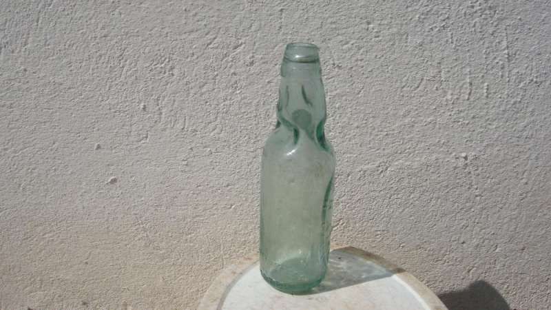 стари стъклени содени шишета-2бр