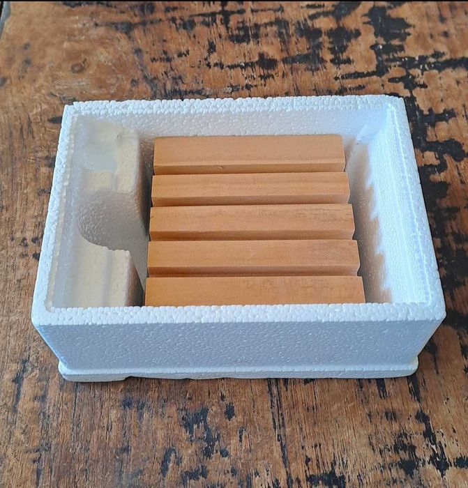 подложки за чаши стъкло Хенкелс Henkels с дървена поставка Германия