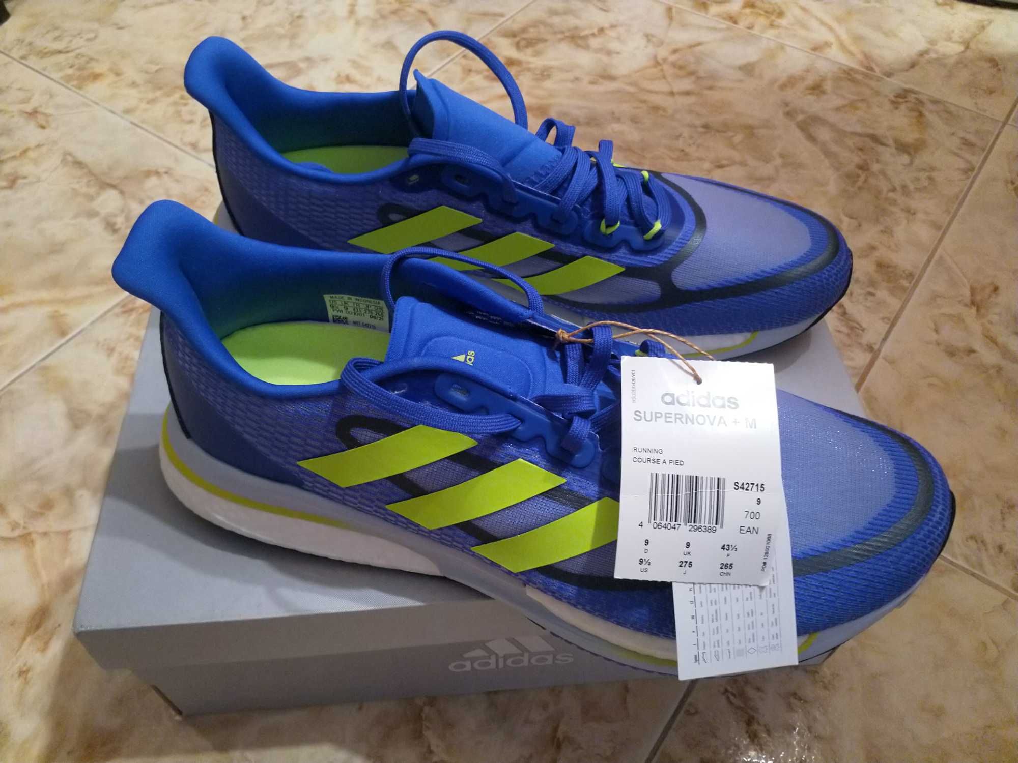 Vand Adidas Supernova +M 43 1/3