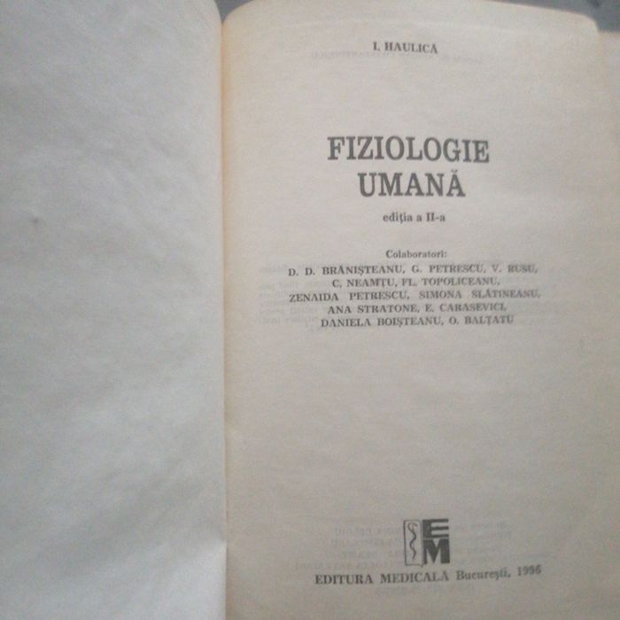 Fiziologie Umana ediția a II a