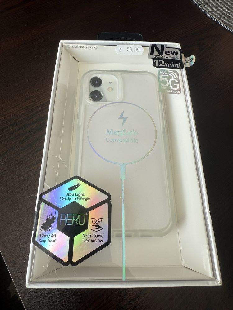 Iphone 12 mini SwitchEasy Magsafe кейс ЧИСТО НОВ