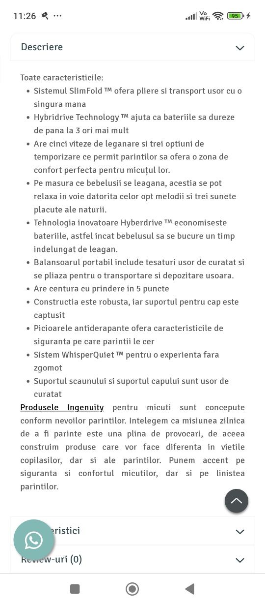 Leagan folosit de 3 ori