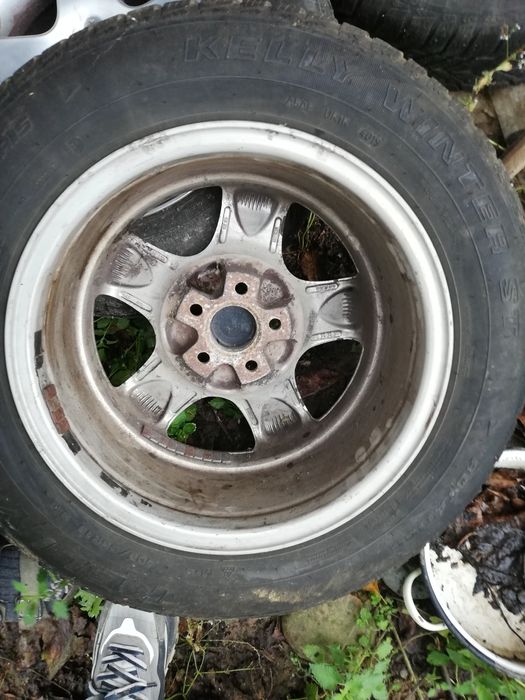 4 Roti iarna cu jante Aluett aliaj 195/65 R15 Kelly GoodYear Golf Audi