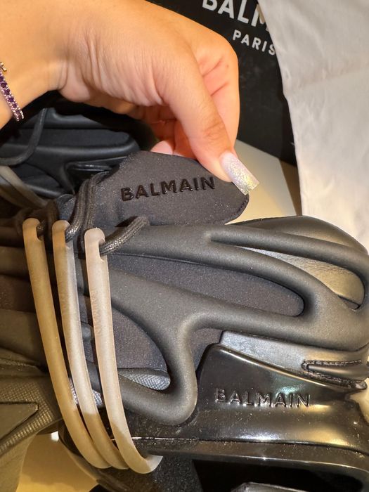 Balmain Unicorn Low Top Black