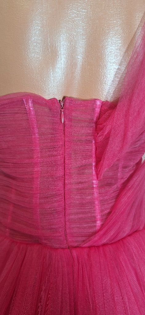 Rochie elegantă de seara,bal, nunta, botez -Umit fuchsia, 40