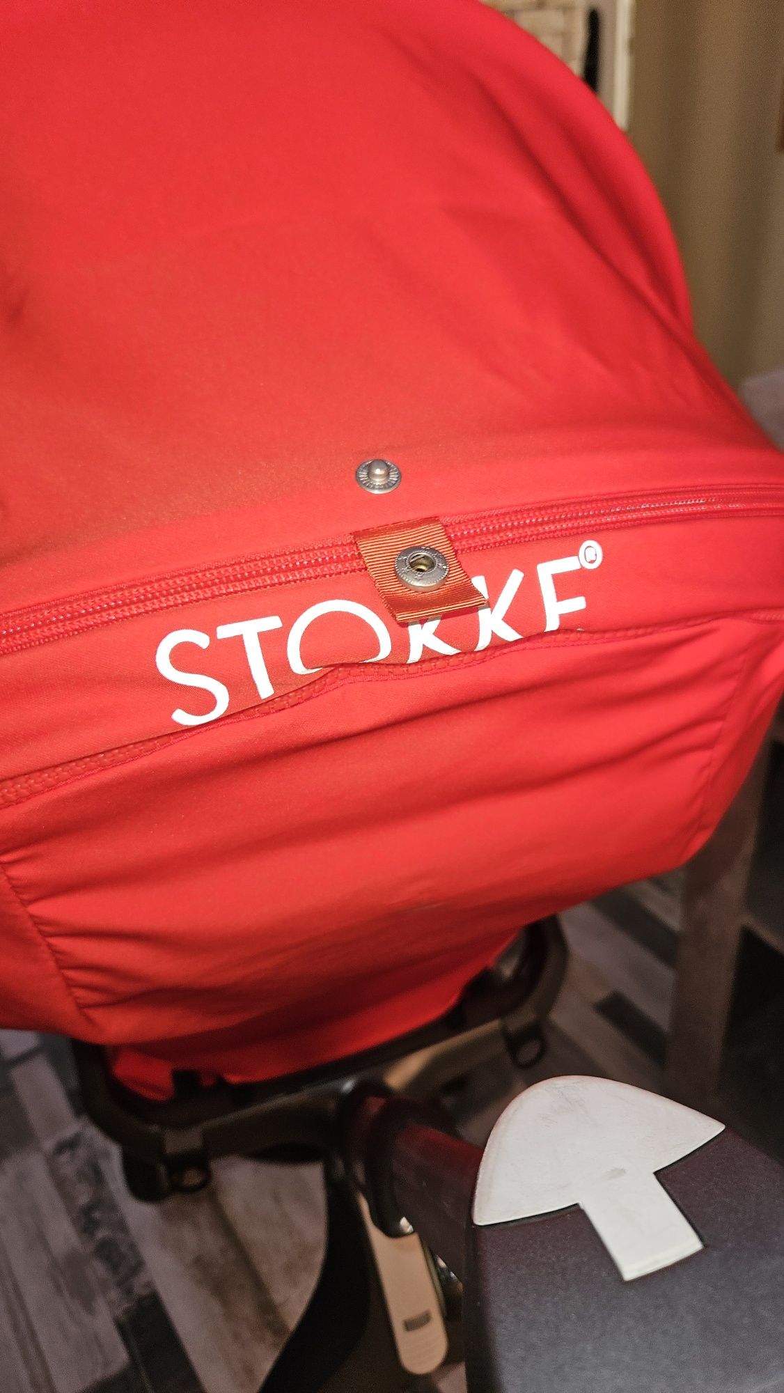 Количка Stokke червена с 2 коша
