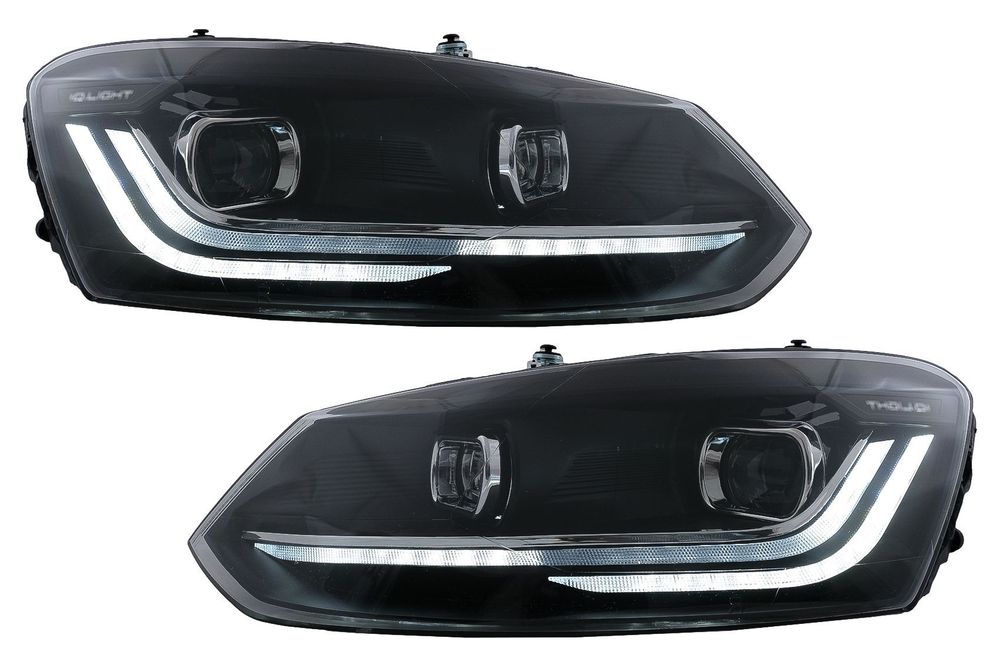 Faruri LED compatibil cu VW Polo 6R 6C (2010-2017) Semnalizare Dinamic