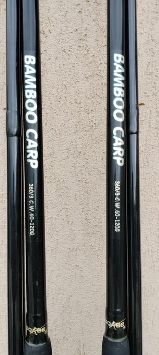 Set 5 Lansete Pokee Bamboo Carp 3,60 M/ 3 tronsoane.