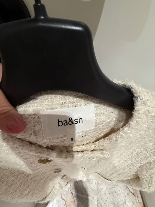 Bash бяло двуредно сако, XS