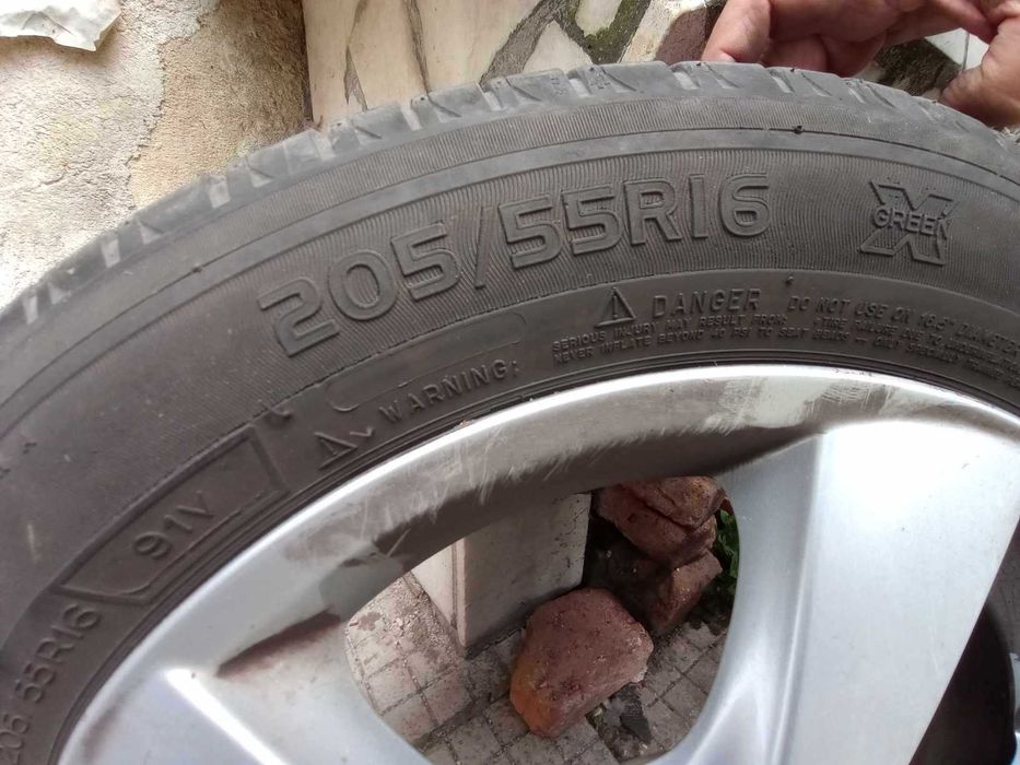 Алуминиеви джанти с гуми 5x114.3 Mazda 3, 16 цола, 4 броя