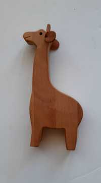 фигурка-играчка - дървен жираф