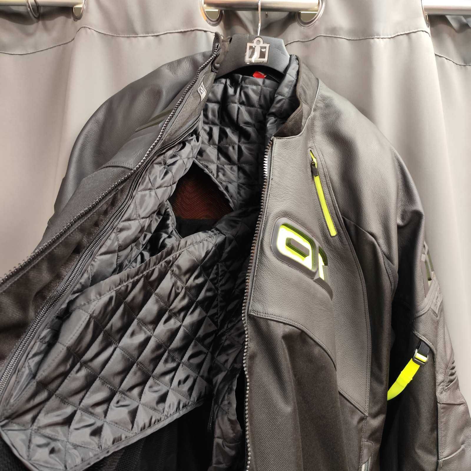 Мото яке ICON CONTRA2 LEATHER HI-VIZ - от 657 лв. - Код: 38163