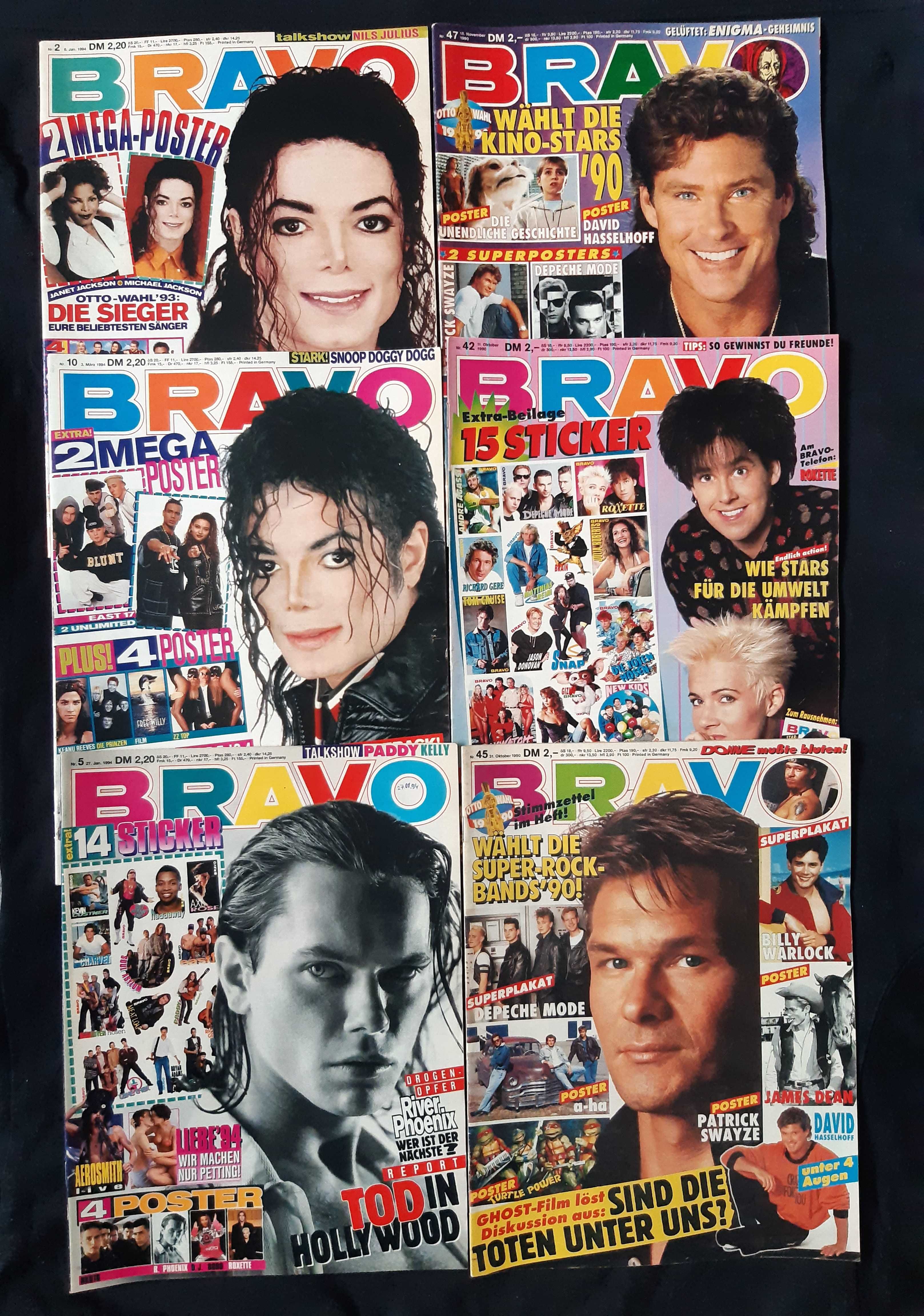 Супер Колекция Стари Немски списания BRAVO 163 Броя / 1990 - 1994 год.