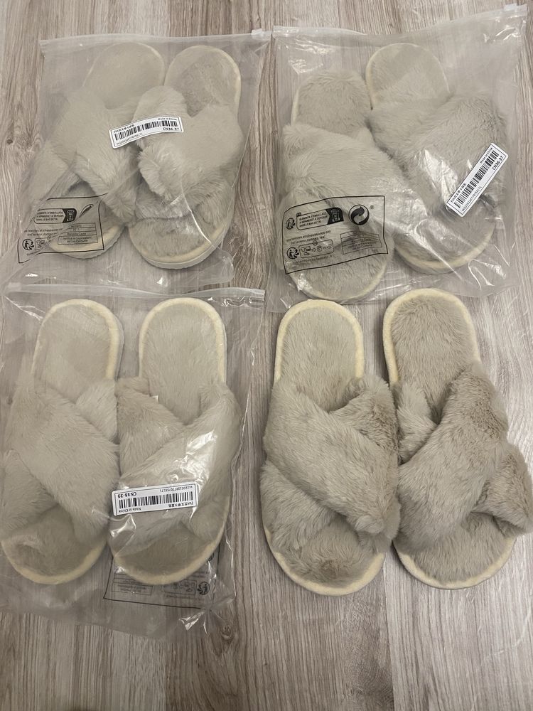 Papuci de casa/ papuci cu blanita/ 36-37,38-39