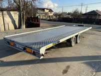 Inchiriere remorca/ platforma auto 4,5m 5m 2axe 6m 8m tractari auto