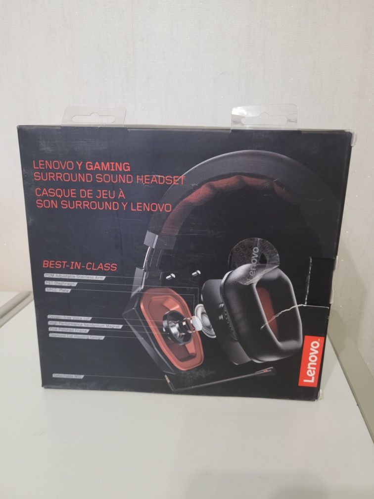 Продам новые наушники Lenovo Y Gaming Surround Sound Headset