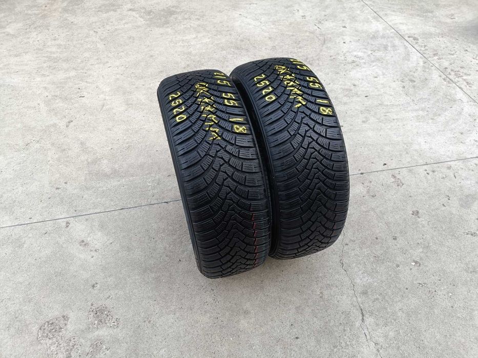 Doua anvelope de iarna 215 55 18 falken eurowinter HS 01 cu 7,8 mm
