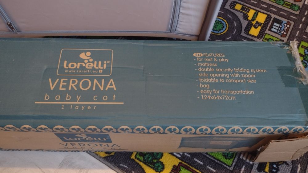 Сгъваема кошара Лорели- 1 ниво+ матрак