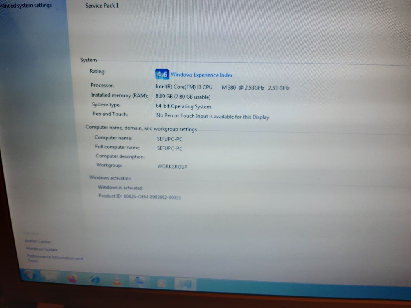 Laptop samsung 17.4 inci