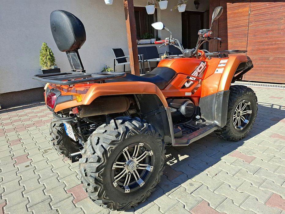 CF Moto 450L 4x4 din 2020 Numere NEGRE