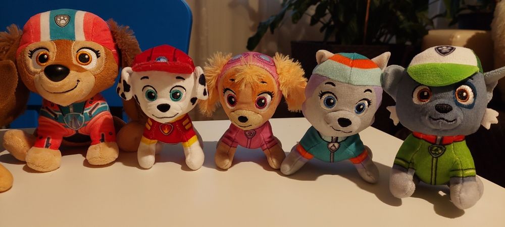 Set 9 jucării pluș Patrula Cățelușilor