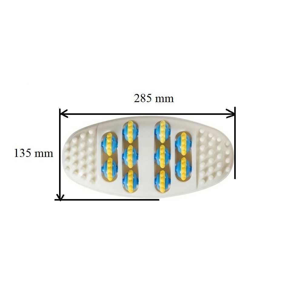 Aparat masaj pentru talpile picioarelor, din plastic, 28.5 x 13.5 cm