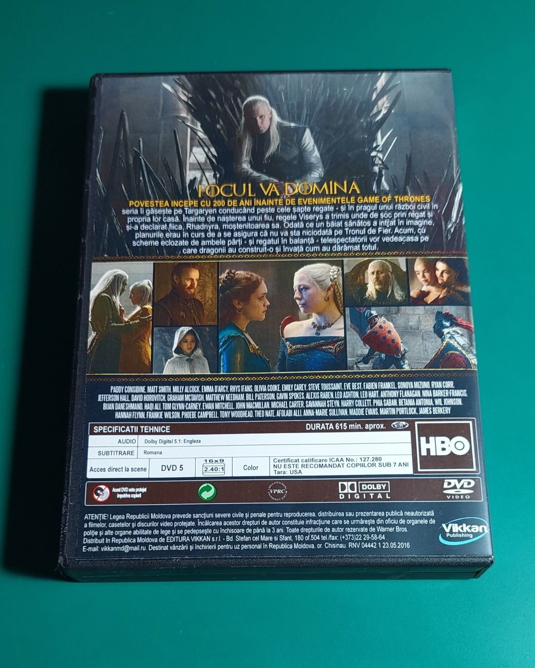 House of the Dragon (2022) - Casa Dragonului - DVD subtitrat romana