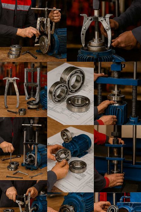 Смяна на лагери на електродвигатели