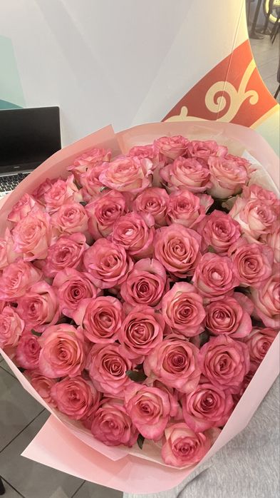 Свежий букет 51 роза