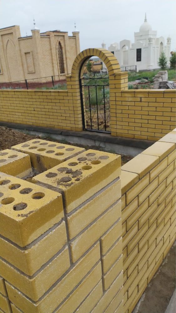 Кирпич для мазара , кирпич облицовочный