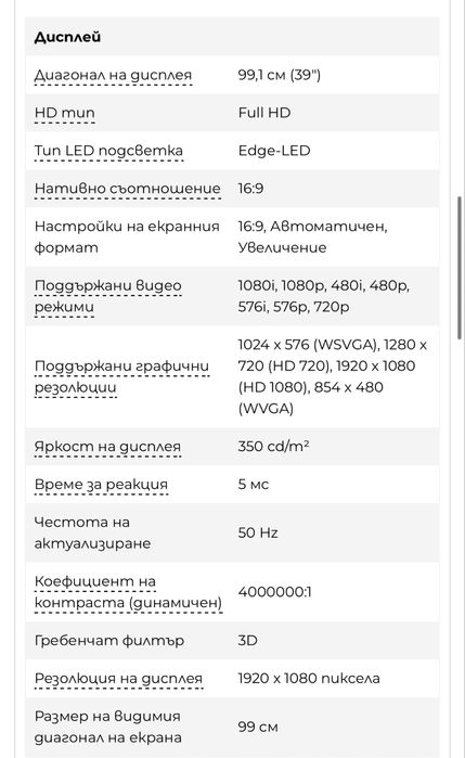 LED Телевизор Haier