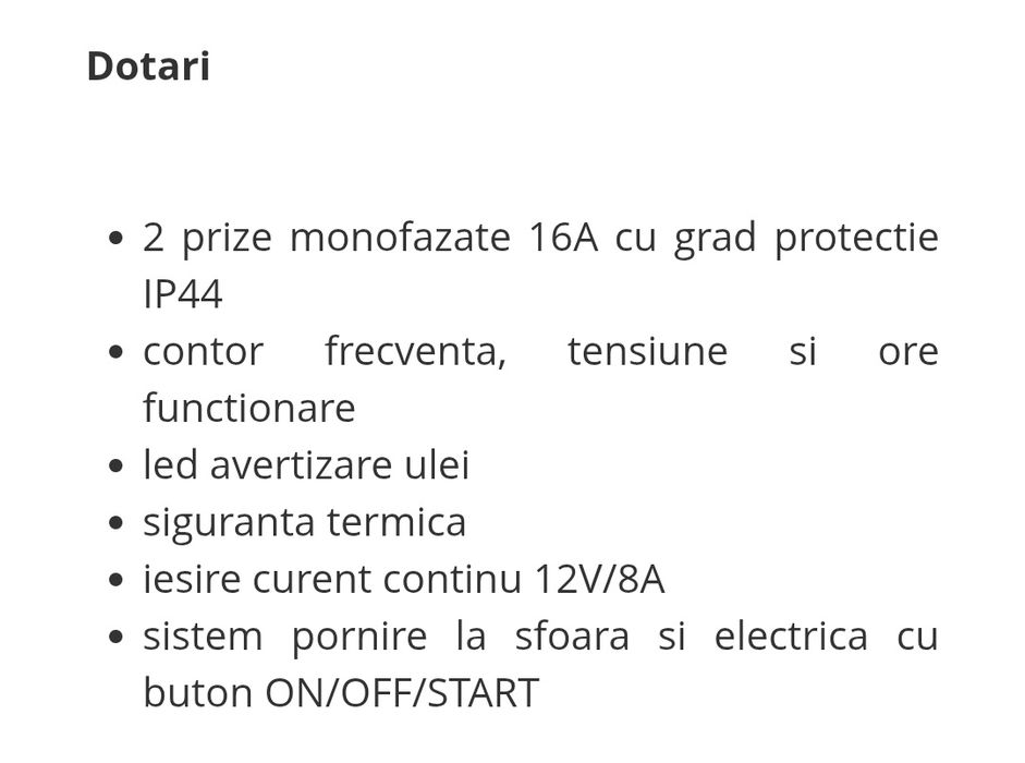 Generator 6.5 kw