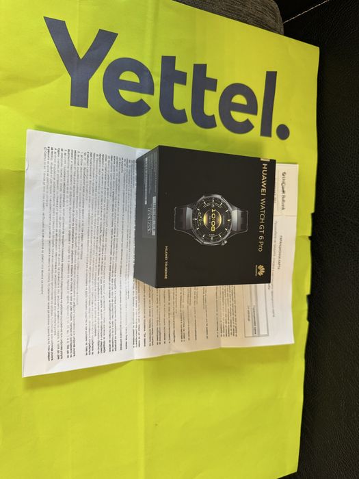 ***ЧИСТО НОВ 46mm Huawei Watch GT 6 Pro Yettel Гаранция 2027г. BLACK g