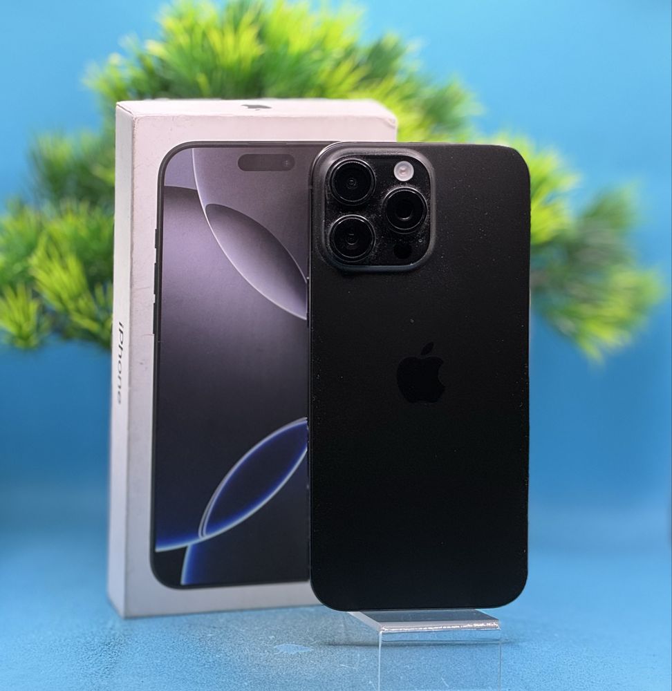ГАРАНЦИОНЕН!!! Apple iPhone 16 Pro Max, 256GB, 5G, Black Titanium