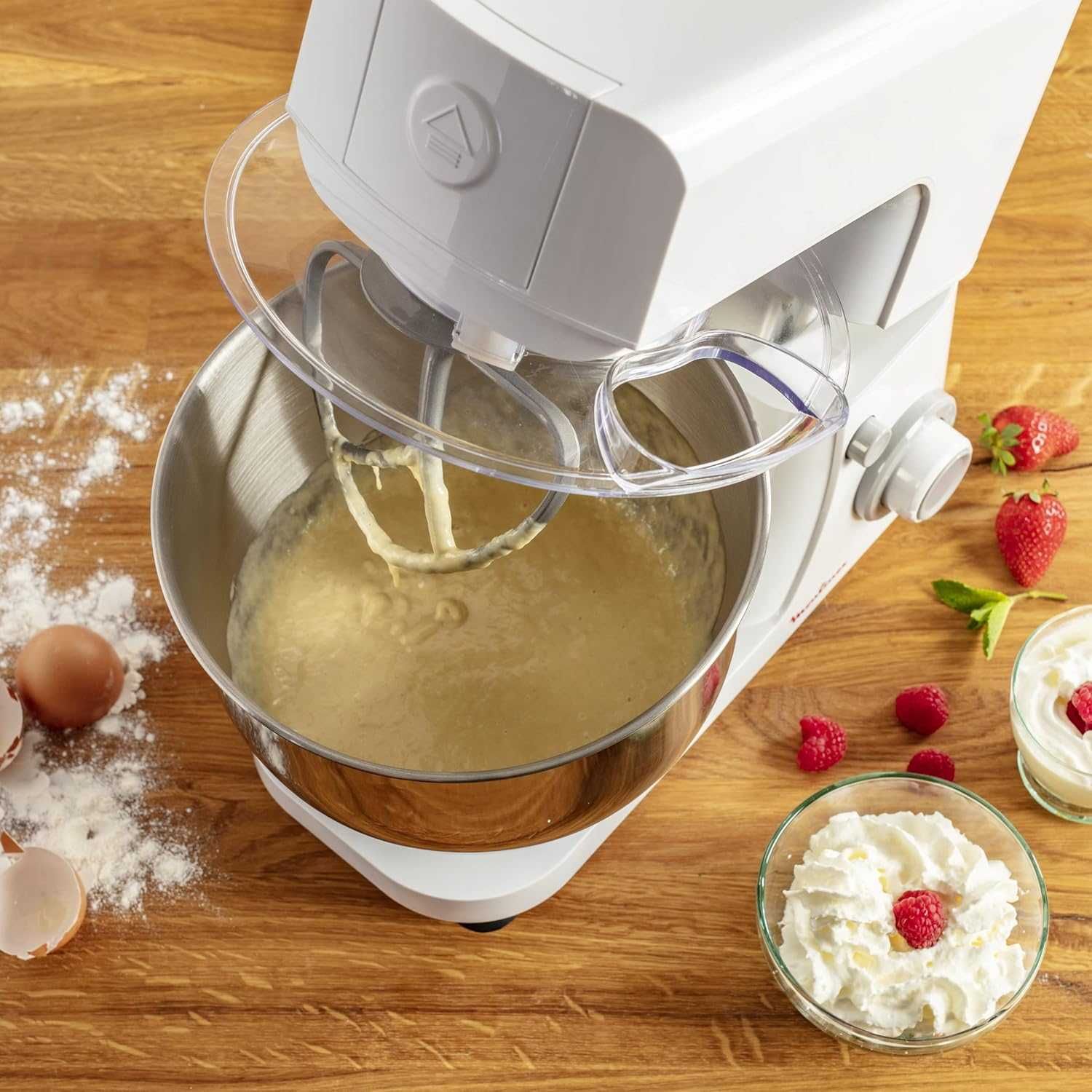 Планетарен миксер Moulinex Masterchef 4.8L (QA1501) 6 скорости 800W