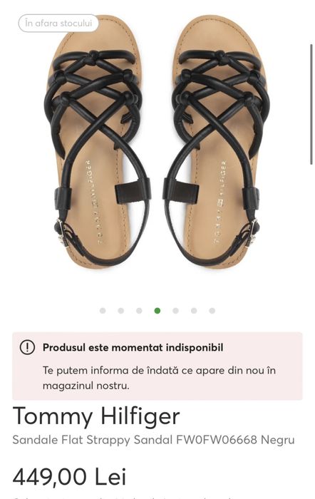 Sandale Tommy Hilfiger piele