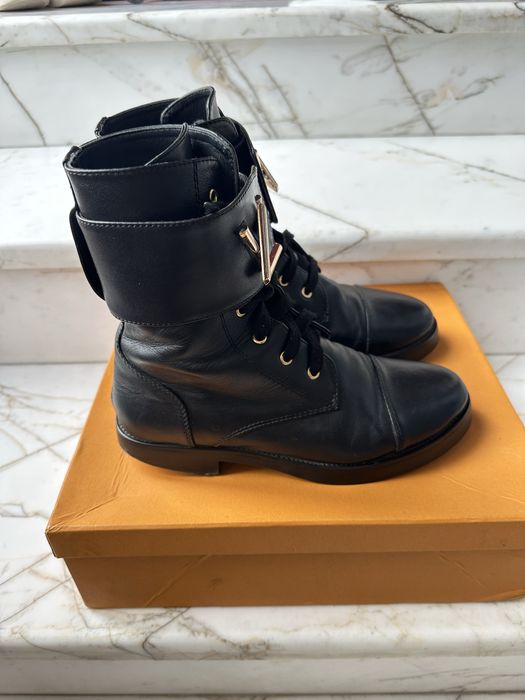 Дамски ботуши Louis vuitton естествена кожа 37 номер промо цена