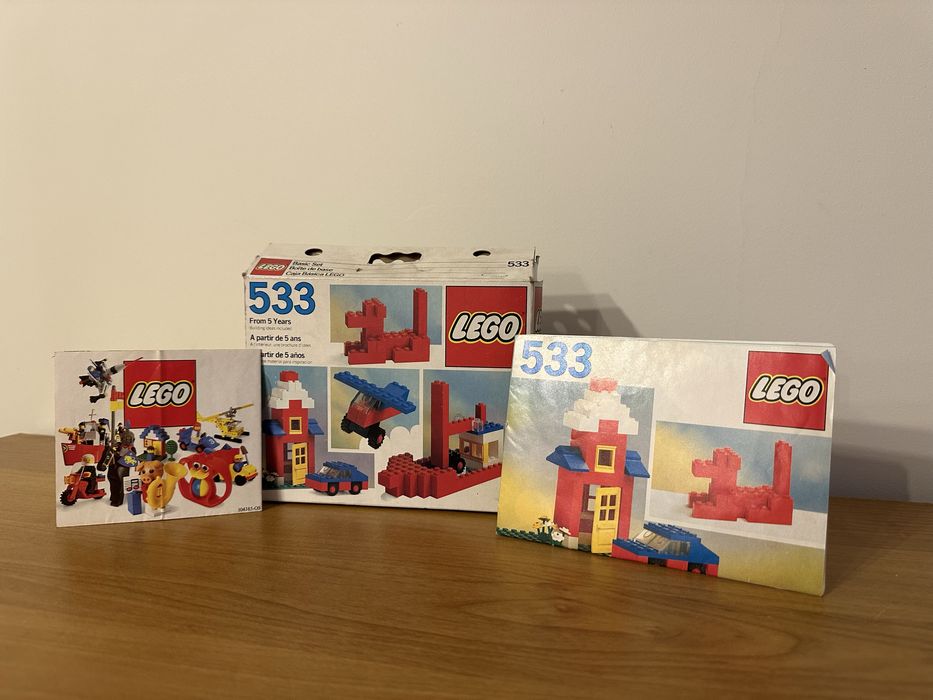 Lego Basic 533 Vintage - колекционерско Лего от 1984г.
