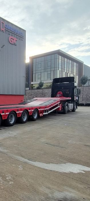 Trailer 3 AXE extensibil podea Hidraulică rampe, Duble pt Nacele si St