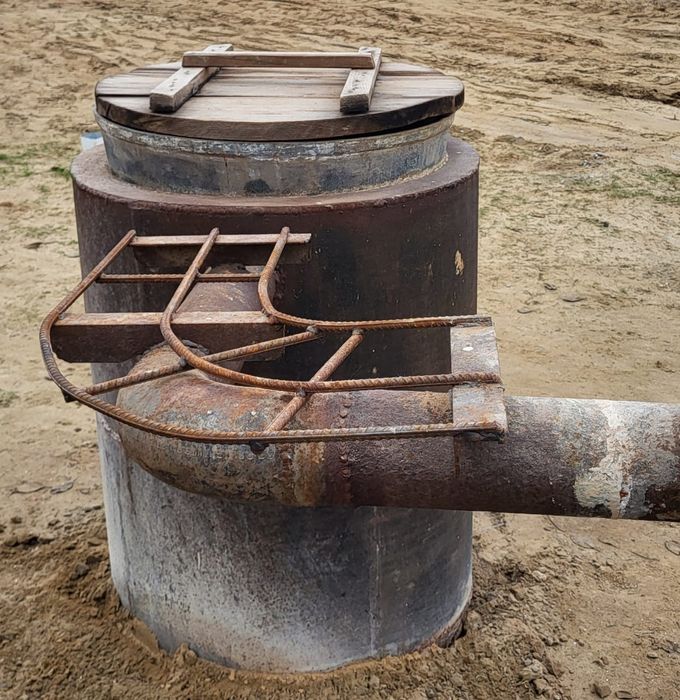 Банная напольная печь