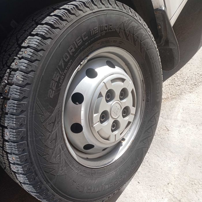 Зимни гуми от бус Фиат дукато 225/70/15