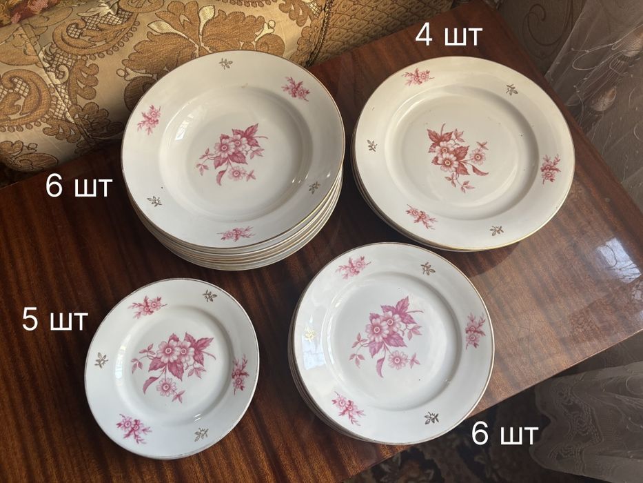 Тарелки разных размеров