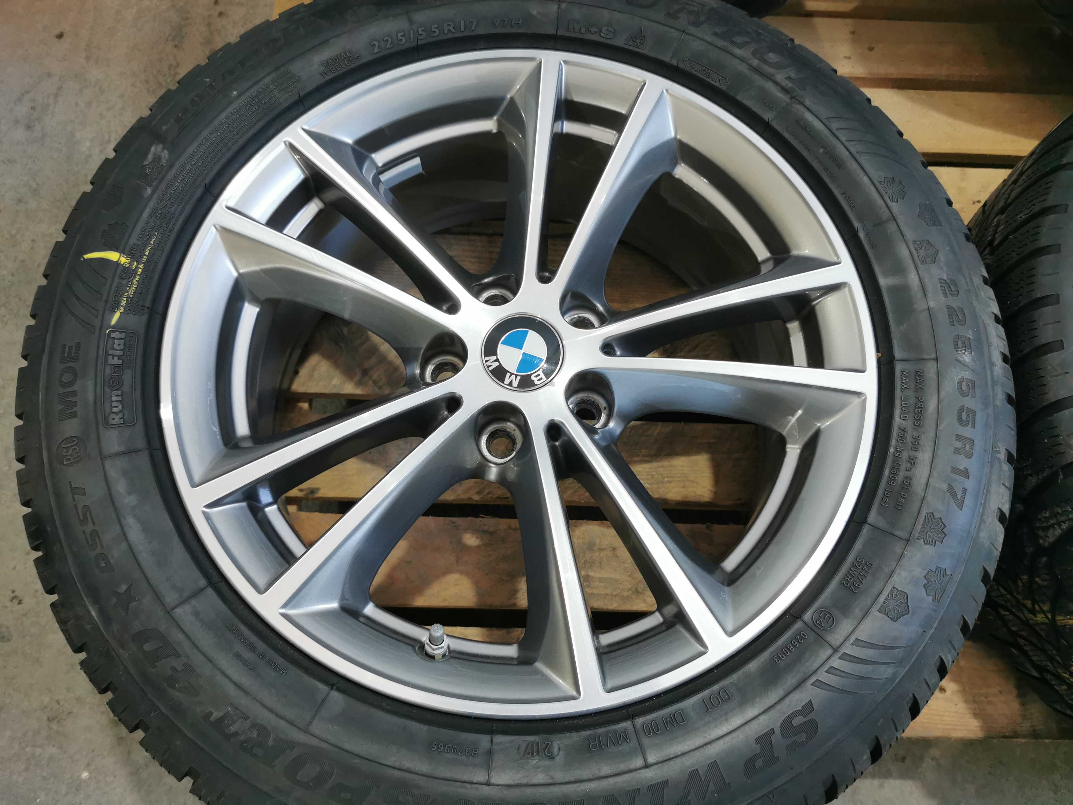 Jante Originale BMW seria 5 G30/G31 . R 17 cu anvelope de iarna